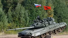 'Vũ điệu ballet' của xe tăng Nga 