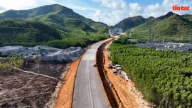 Cao tốc Hoài Nhơn - Quy Nhơn tăng tốc tiến độ trước mùa mưa 