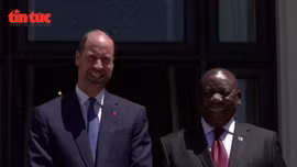 Hoàng tử William gặp Tổng thống Nam Phi trước Lễ trao giải Earthshot