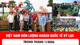 Việt Nam đón lượng khách quốc tế kỷ lục trong tháng 1/2026