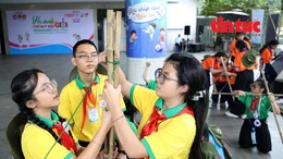 150 đội viên tiêu biểu tham gia Hội thi Chỉ huy Đội giỏi