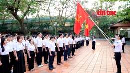 Sinh viên TP Hồ Chí Minh hướng về Đại hội XIV Đảng