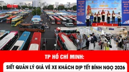 Siết quản lý giá vé xe khách dịp Tết Bính Ngọ 2026