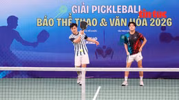 Sôi nổi Giải Pickleball Báo Thể thao và Văn hóa dịp 21/6