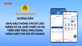 Hướng dẫn cách làm sạch dữ liệu giấy phép lái xe, đăng ký xe trên iHanoi