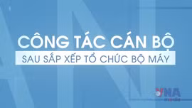 Công tác cán bộ sau tổ chức sắp xếp bộ máy
