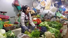 Giá cả thực phẩm, rau xanh bình ổn sau Tết