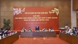 Chủ tịch Quốc hội gặp mặt kiều bào dự 'Xuân quê hương 2025'