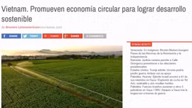 Báo chí Argentina đề cao định hướng kinh tế tuần hoàn của Việt Nam