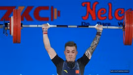 Đội tuyển cử tạ Việt Nam khởi đầu thuận lợi ở giải vô địch châu Á 2025