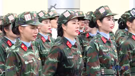 Khối nữ gìn giữ hòa bình - Quyết tâm hoàn thành xuất sắc nhiệm vụ A80