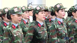 Khối nữ gìn giữ hòa bình - Quyết tâm hoàn thành xuất sắc nhiệm vụ A80