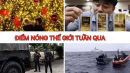 Tin tức TV: Không khí Giáng sinh và năm mới rộn ràng khắp thế giới; giá vàng, bạc, bạch kim lập kỉ lục