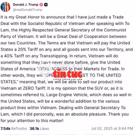 Tin nóng thế giới sáng 3/7/2025