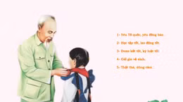 Học Bác mỗi ngày: Năm điều Bác Hồ dạy là hệ giá trị sâu sắc để thiếu niên, nhi đồng học tập, rèn luyện và trưởng thành