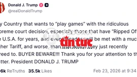 Tin nóng thế giới sáng 24/2/2026