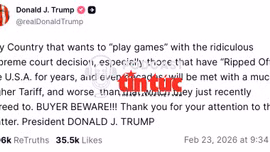 Tin nóng thế giới sáng 24/2/2026