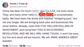 Tin nóng thế giới sáng 6/4/2025