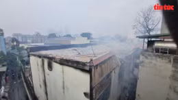 Người dân ‘thót tim’ kể lại vụ cháy nhà máy bia Hà Nội Habeco 