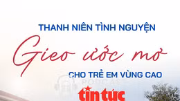 Thanh niên tình nguyện gieo ước mơ cho trẻ vùng cao