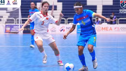 Đội tuyển futsal nữ Việt Nam thắng trận đầu tại giải Đông Nam Á