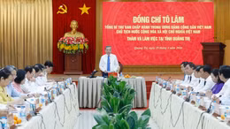 Tổng Bí thư, Chủ tịch nước Tô Lâm làm việc với lãnh đạo tỉnh Quảng Trị