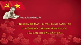 Học Bác mỗi ngày: Tinh gọn bộ máy - sự vận dụng sáng tạo tư tưởng Hồ Chí Minh về nhà nước của dân, do dân và vì dân