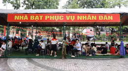 10 nhà bạt dã chiến phục vụ nhân dân xem diễu binh, diễu hành