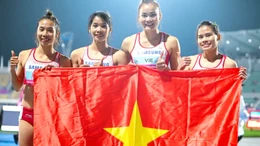 Điền kinh Việt Nam giành HCB tiếp sức 4x400m nữ tại giải vô địch châu Á 2025