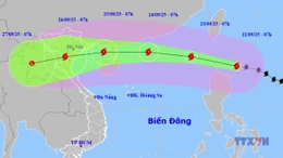 Bão số 9 giật trên cấp 17, tâm bão là khu vực Quảng Ninh - Hưng Yên