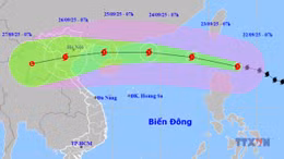 Bão số 9 giật trên cấp 17, tâm bão là khu vực Quảng Ninh - Hưng Yên