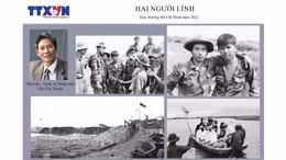 Bức ảnh 'Hai người lính' - biểu tượng hoà bình