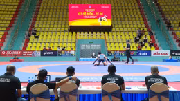 Hàng trăm vận động viên tranh tài đấu vật cấp quốc gia