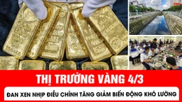 Thị trường vàng 4/3: Đan xen nhịp điều chỉnh tăng giảm biến động khó lường