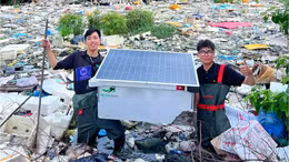 Robot ‘Thủy Rác’ và khát vọng làm sạch môi trường của thế hệ trẻ