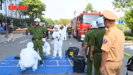 Diễn tập ứng phó sự cố bức xạ và hạt nhân tăng cường phối hợp liên ngành