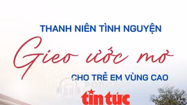 Thanh niên tình nguyện gieo ước mơ cho trẻ vùng cao