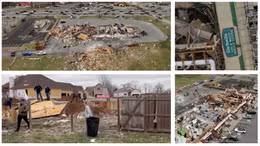 Khung cảnh tiểu bang Mỹ sau khi bão, lốc xoáy càn quét