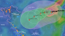 Bão số 4 gây thiệt hại nặng nề ở Đài Loan (Trung Quốc) đã mạnh lên khi vào Biển Đông