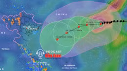 Bão số 4 bất ngờ mạnh lên ở Biển Đông sau khi làm tê liệt máy đo gió ở Đài Loan (Trung Quốc)