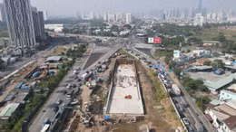 Dự án nút giao thông An Phú có tổng vốn gần 3.500 tỷ đồng – đây là nút giao lớn nhất TP Hồ Chí Minh đang dần hình thành sau 1 năm khởi công.