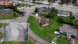 Lốc xoáy 'xé toạc' Florida, gây nhiều thương vong khi siêu bão Milton đổ bộ