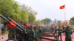 Dàn pháo lễ kỷ niệm 70 năm Chiến thắng Điện Biên Phủ