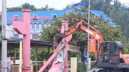 Hà Tĩnh: Giải tỏa toàn bộ ki-ốt gây mất mỹ quan ở Thiên Cầm