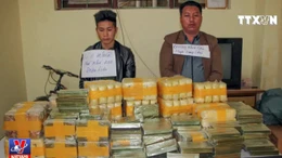 Bắt 3 đối tượng, thu giữ 135 bánh heroin và 500 nghìn viên ma túy tổng hợp 