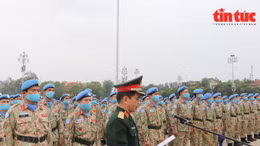 Cục Gìn giữ hòa bình Việt Nam phát động thi đua trước khi lên đường làm nhiệm vụ tại Liên hợp quốc