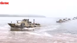 Diễn tập đổ bộ kỷ niệm 323 năm Ngày thành lập Hải quân Nga