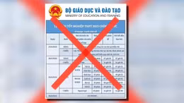 Cảnh báo trang web giả mạo lịch thi tốt nghiệp THPT