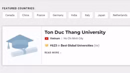 Lần đầu tiên Việt Nam có trường đại học lọt vào Top 700 của thế giới