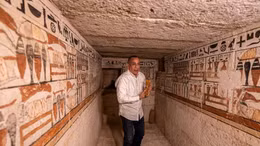 Cận cảnh mộ cổ mới phát hiện của các quan chức Ai Cập xưa